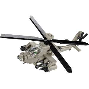 Cobi Armed Forces AH-64 Apache helikopter modell, ferde nézet - Cobi
