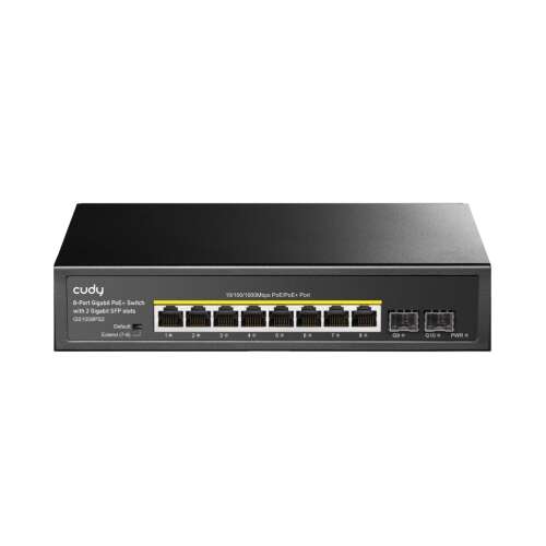 Cudy GS1008PS2 8-портов Gigabit PoE Switch с 2 Gigabit SFP порта