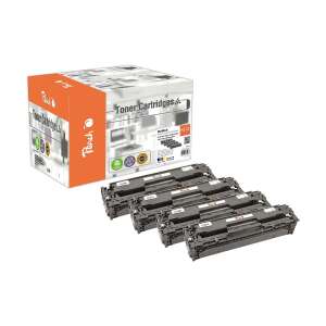 Peach HP 312X Toner Multipack, 4 cartușe: 1 negru, 1 magenta, 1 cyan, 1 galben - Peach