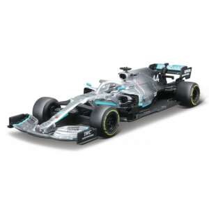 Model de mașină de curse Bburago 2019 Mercedes F1, scară 1:43 - Maşinuţe