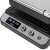 Adler AD 3059 electric grill, black and silver, close-up of control panel