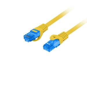 Cablu patch Lanberg S/FTP CAT6a galben, 1 metru, conectori RJ45 - Lanberg Cabluri UTP