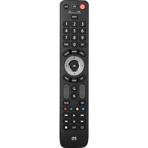 One For All URC 7125 Evolve 2 az 1-ben univerzális távirányító TV-hez és set-top boxhoz - Távirányító
