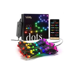 Twinkly Dots 400 LED inteligentne lampki, 20m, Wielokolorowe, Sterowane aplikacją, Wewnątrz/Na zewnątrz - Lightshine