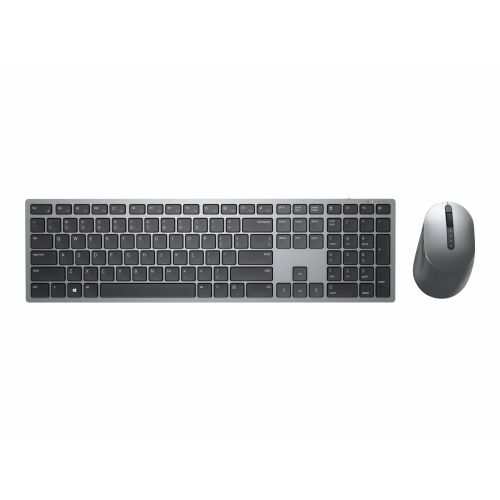 Dell Premier KM7321W Kabellose Tastatur- und Maus-Kombination, Titangrau, Gesamtansicht
