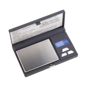 Ohaus YA Gold YA102 digitale Taschenwaage, schwarz, 100g Kapazität, 0,01g Ablesbarkeit - Küchenwaagen