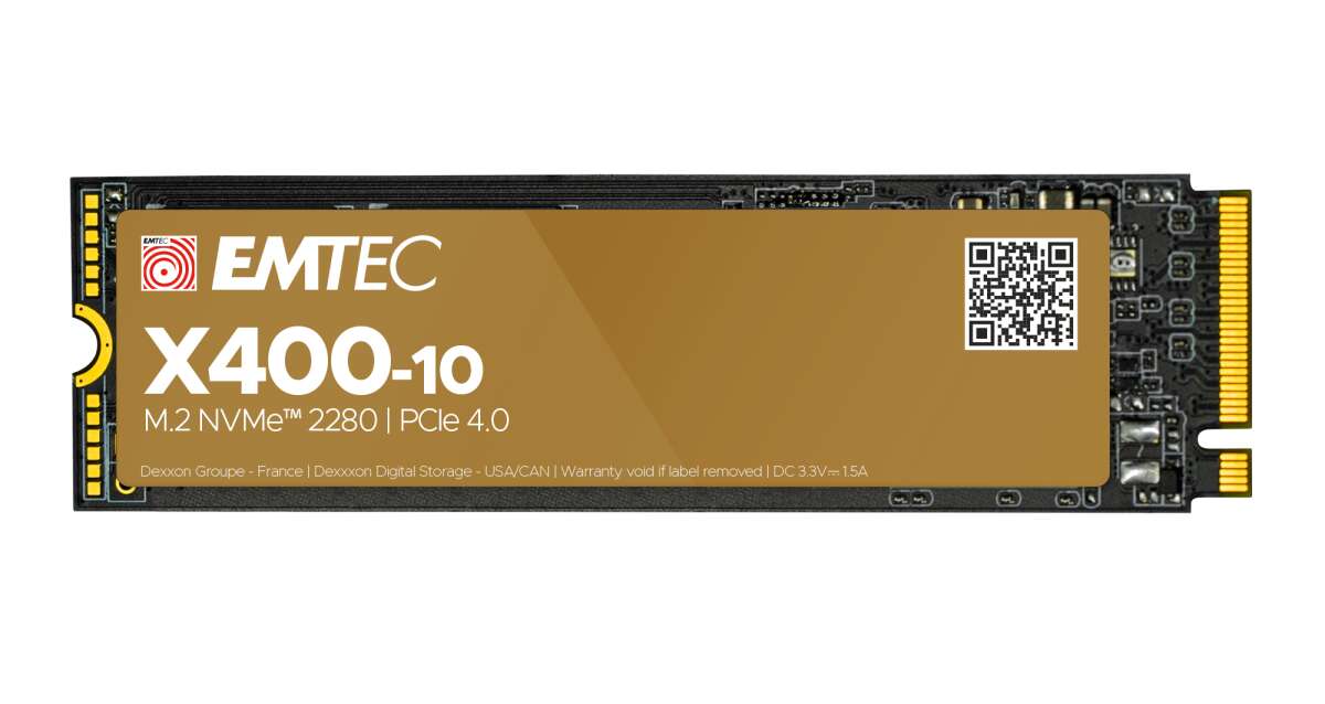Emtec 4tb x400-10 power pro m.2 pcie ssd