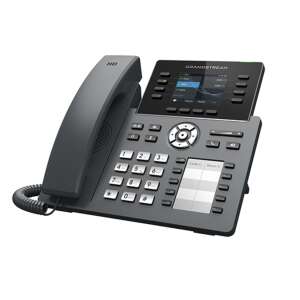 Grandstream GRP2634 IP-Telefon, schwarz, 8 Leitungen, HD-Audio, 5-Wege-Konferenz, PoE, Wi-Fi - VoIP-Ausstattung