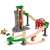 BRIO World Lift & Load Warehouse Set, set de cale ferate din lemn cu lift, pod și stivuitor