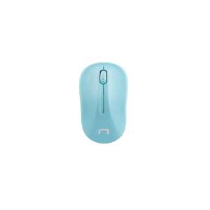 Natec Toucan wireless mouse, blue and white, top view - Mouse