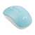 Natec Toucan wireless mouse, blue and white, angled view