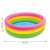 Intex Sunset Glow inflatable kiddie pool, pink, yellow, green, 86cm diameter, 25cm high