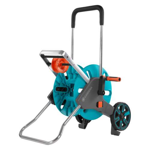 Gardena AquaRoll M Easy Schlauchwagen, schräge Ansicht