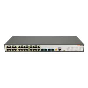 Fiberhome S4820-28T-X-PE-AC Gigabit Switch widok z przodu z portami - Przełącznik