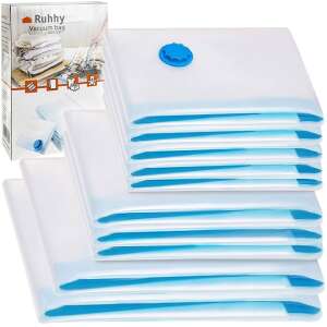 Ruhhy vacuum bags, 10 pack, different sizes, for clothes storage, space saving - Vacuum bag