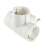 HOME TPF-36 grounded power splitter, white, 3 sockets
