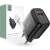 TECH-PROTECT C20W 20W Dual Port Network Charger with USB and USB-C ports, black