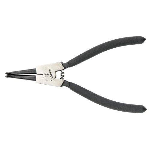 Cleste pentru inele de siguranta externe curbat TOPEX 175mm pentru indepartarea inelelor de retinere