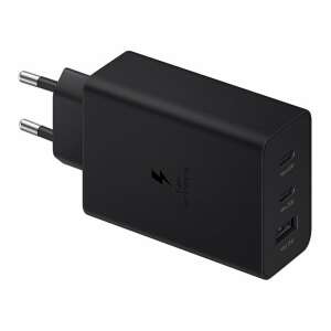 Adaptor de alimentare Samsung 65W PD USB-C Trio, negru, cu 2 porturi USB-C și 1 port USB-A - Samsung Încărcător de telefoane