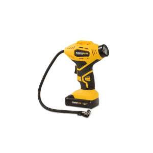 Powerplus sárga kézi kompresszor 18v powx1700