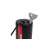 Kreator lawn roller with funnel, black with red handle