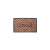Welcome doormat, 40x60cm, brown and black, with a diamond pattern and the word welcome