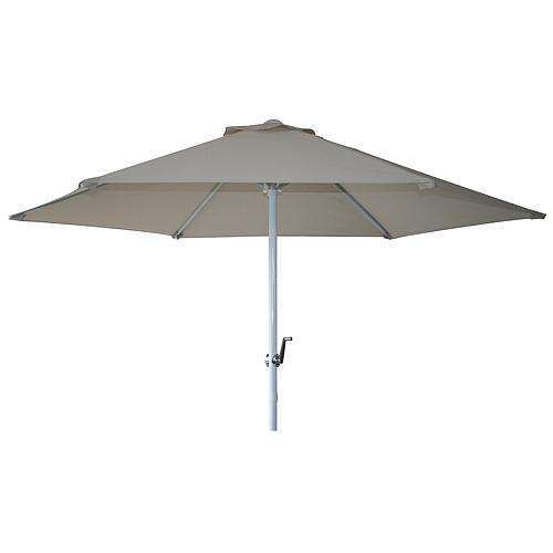 STR Zoe umbrelă de grădină hexagonală cu manivelă 2,3m #beige 33379967