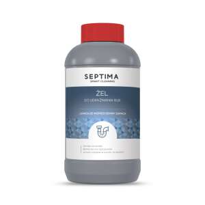 Septima Gél na čistenie odpadov 0,5L, účinný odstraňovač upchatia pre kuchynské a kúpeľňové umývadlá - Čistič odtoku