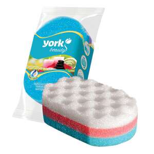Burete de masaj York Rainbow pentru exfoliere și stimularea circulației sângelui - Bureti vase
