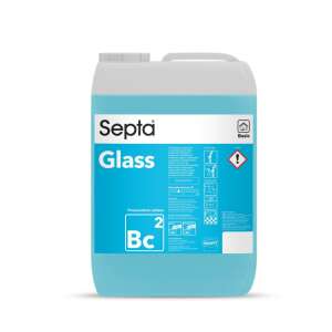 Septa Glass BC2 10L detergent concentrat pentru curățarea sticlei, pentru ferestre și oglinzi fără urme - Detergent pentru ferestre și geamuri