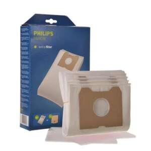 WORWO PMB01K Vrecká do vysávača Philips, 4 kusy so motorovým filtrom - Vrecia na prach