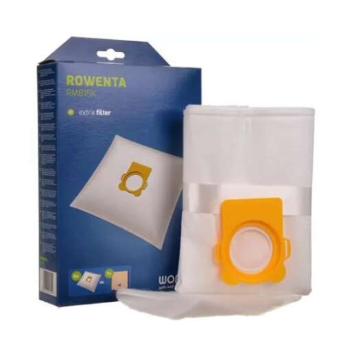 Rowenta Compacteo Ambia Staubsaugerbeutel, synthetische Staubbeutel 4 Stück mit Filter