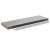 vidaXL 2 db betonszürke MDF lebegő fali polc 80 x 23,5 x 3,8 cm 172338301