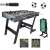 Pepita foldable foosball table with accessories, black, 121x60,5x80,8cm