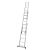 Scară din aluminiu Krause Corda 3x7 extinsă pentru a ajunge la locuri înalte