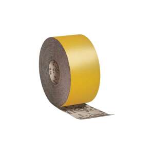 Hârtie abrazivă Klingspor 115mm P120 PS30D, rolă de 50 metri, galben - Hârtii abrazive