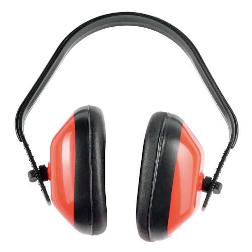 Zajvédő fültok ff gs-01-001 hearing protection earmuffs, red and black