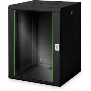 Digitus 19 hüvelykes falra szerelhető szerver szekrény, 16U, 820x600mm, fekete - Digitus