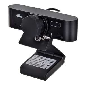 Alio FHD84 webcam, black, with stand, USB cable, and lens cover - Webcam