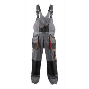 Graue Arbeitslatzhose mit Taschen, Kertésznadrág szürke be-01-004 - Arbeitsschutzkleidung