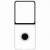 Samsung Galaxy Z Flip 5 phone case, transparent, open, close-up