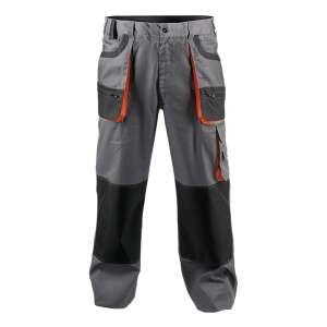 Graue Arbeitshose mit verstärkten Knien und mehreren Taschen - Arbeitsschutzkleidung