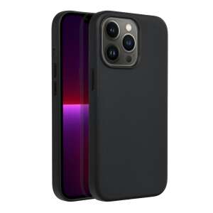 Schwarzes Leder MagSafe Case für iPhone 13 Pro - Handyhüllen