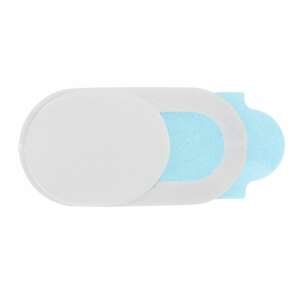 Webkamera takaró, adatvédelmi védelem, fehér, csúszó kialakítás - Webkamera kiegészítő