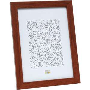 Deknudt S44CH3 22x32 barna képkeret, tiszta üveggel, fotókhoz és műalkotásokhoz - Lakberendezés