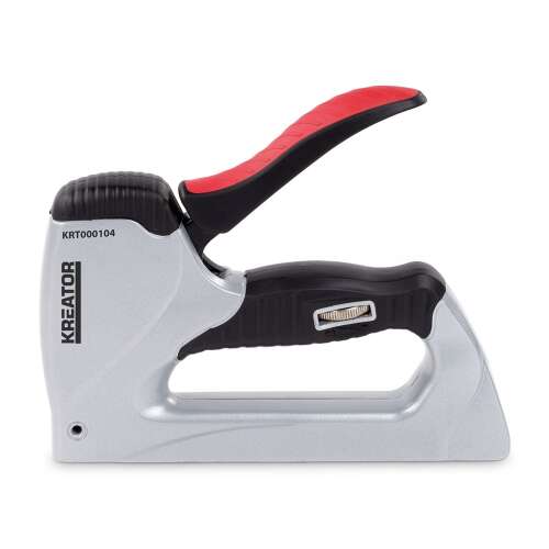 Kreator KRT000104 teška klamerica, metalno kućište, klamerice 6-14 mm, ergonomska ručka, lako punjenje