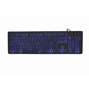 Gembird KB-UML3-02 Wired Keyboard with Blue Backlight - US Layout - Gembird