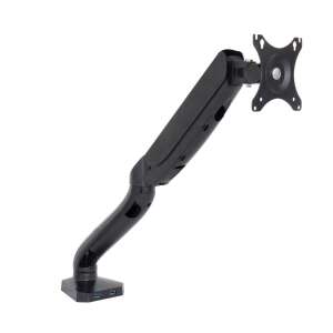 ART RAMM L-17GD uchwyt do monitora biurkowego, czarny, 10-32 cali, sprężyna gazowa, VESA 100x100, 75x75, 9 kg - Art Podstawa pod telewizor i uchwyt ścienny