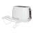 Blaupunkt TSS802WH white toaster, angled view with crumb tray