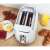 Blaupunkt TSS802WH white toaster with bread inside